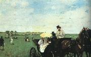 Edgar Degas At the Races in the Country Sweden oil painting artist
